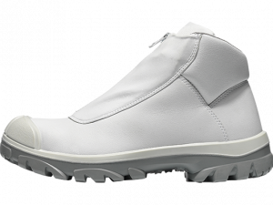 white safety boots